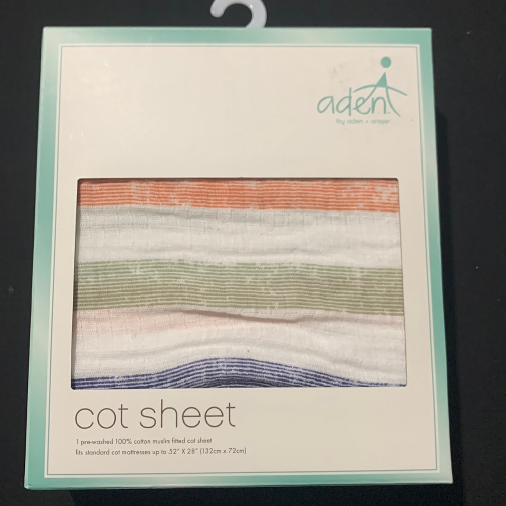 aden by aden + anais crib sheet, hit the road